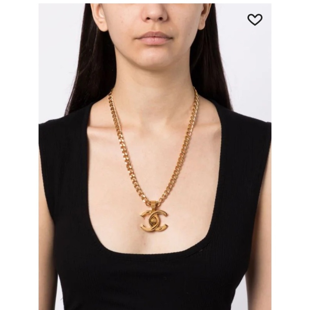 Chanel CC Turnlock Chain Necklace